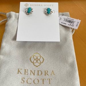 Kendra Scott - Brand New - Piper Silver Stud Earrings (plus bag and gift box)